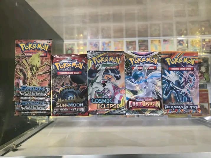 Vintage Pokémon Booster Pack Display
